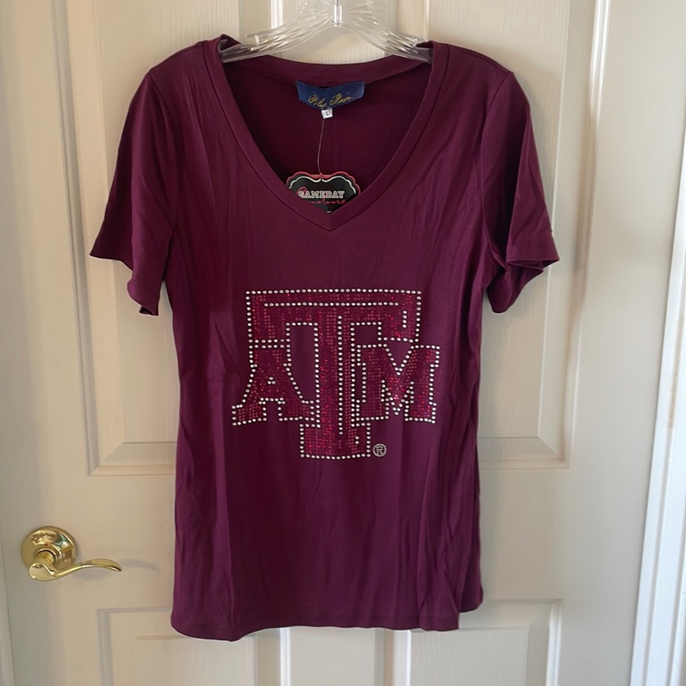 Blinged Texas A&M tshirt